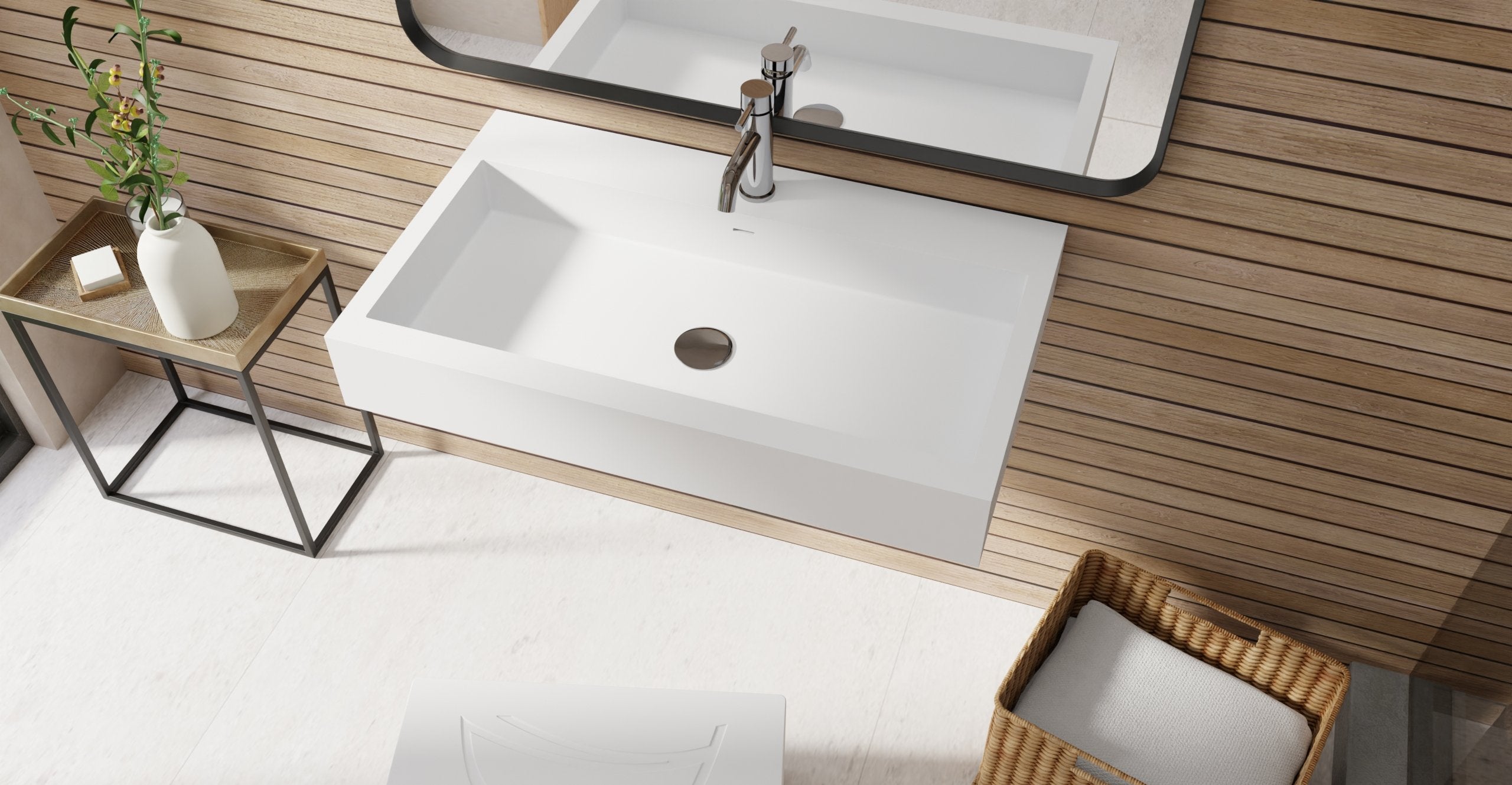 Badeloft Lavabo de Pared WT-06-L