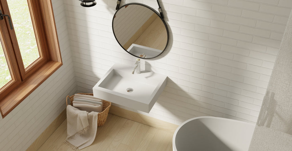 Badeloft Lavabo de Pared WT-06-M