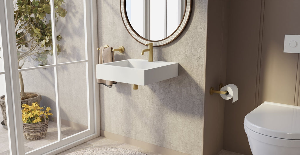 Badeloft Lavabo de Pared WT-06-S