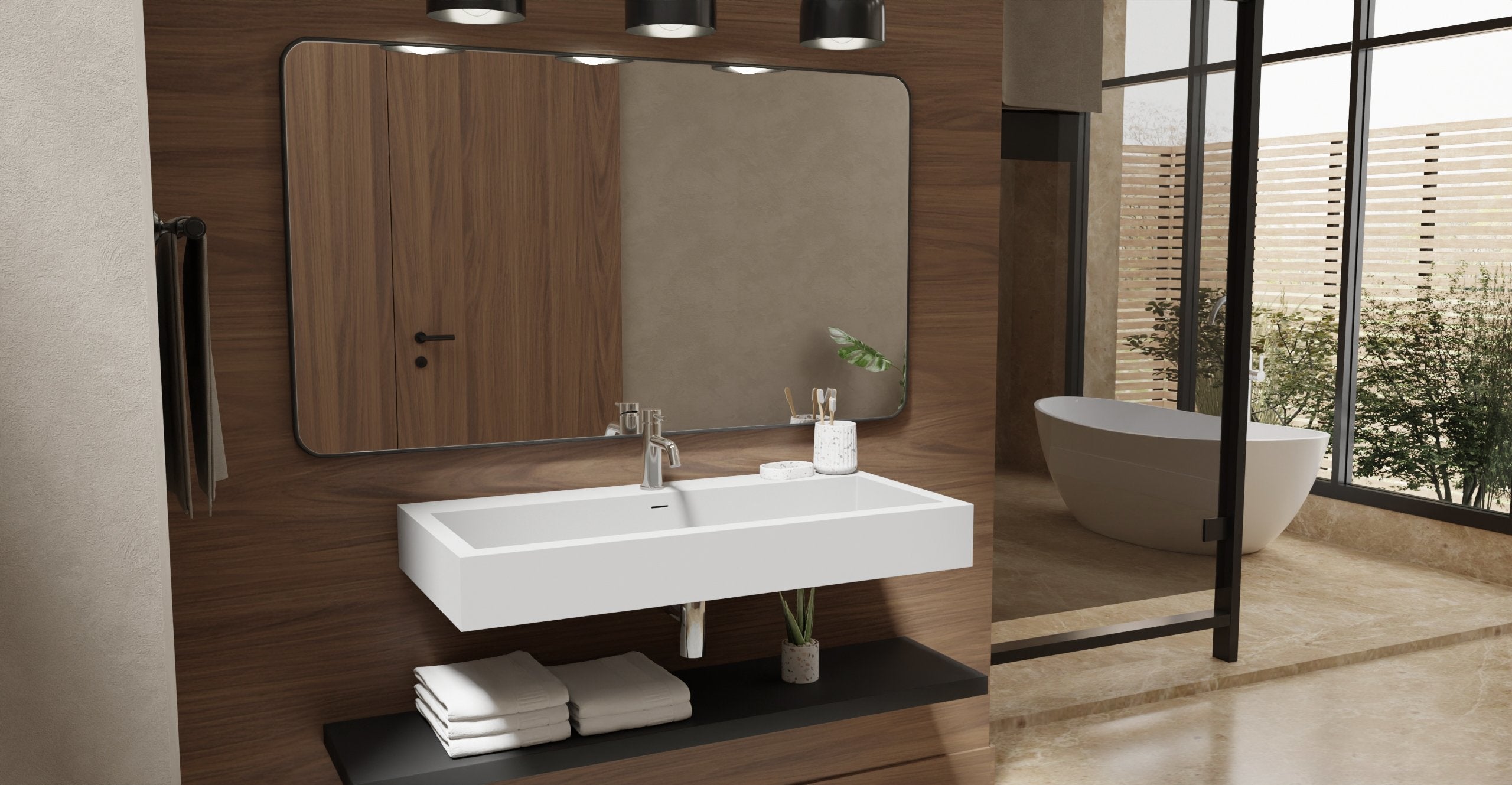 Badeloft Lavabo de Pared WT-06-XL