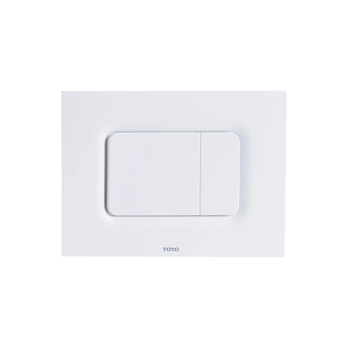 TOTO Placa de Accionamiento Cuadrada de Doble Botón — Blanco