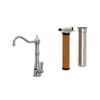 Rohl Edwardian Kit de Mezcladora Filtradora de Cocina - Cromo Pulido