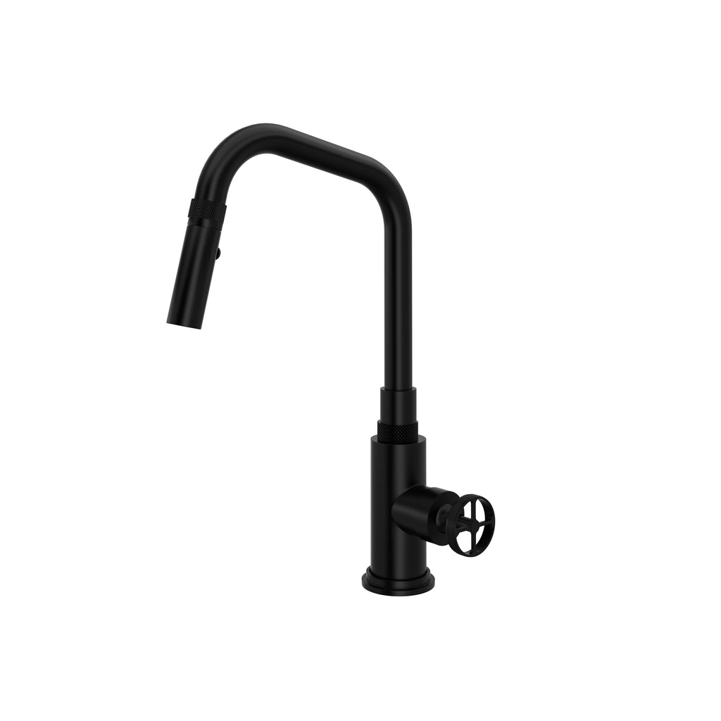Rohl Campo Mezcladora de Cocina Extraíble - Negro Mate