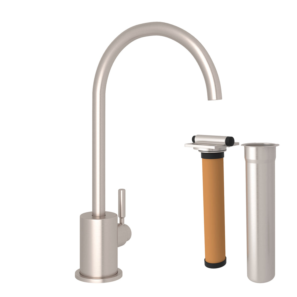 Rohl Lux Kit de Mezcladora Filtradora de Cocina - Acero Inoxidable Cepillado