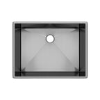 Rohl Forze Tarja Sencilla de Acero Inoxidable 24" - Acero Inoxidable Negro