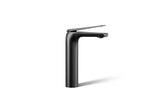 Kohler Avid — Llave de Lavabo Monomando Alta — Negro Mate