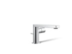 Kohler Composed — Llave de Lavabo Monomando con Manija Cilíndrica — Cromo Pulido