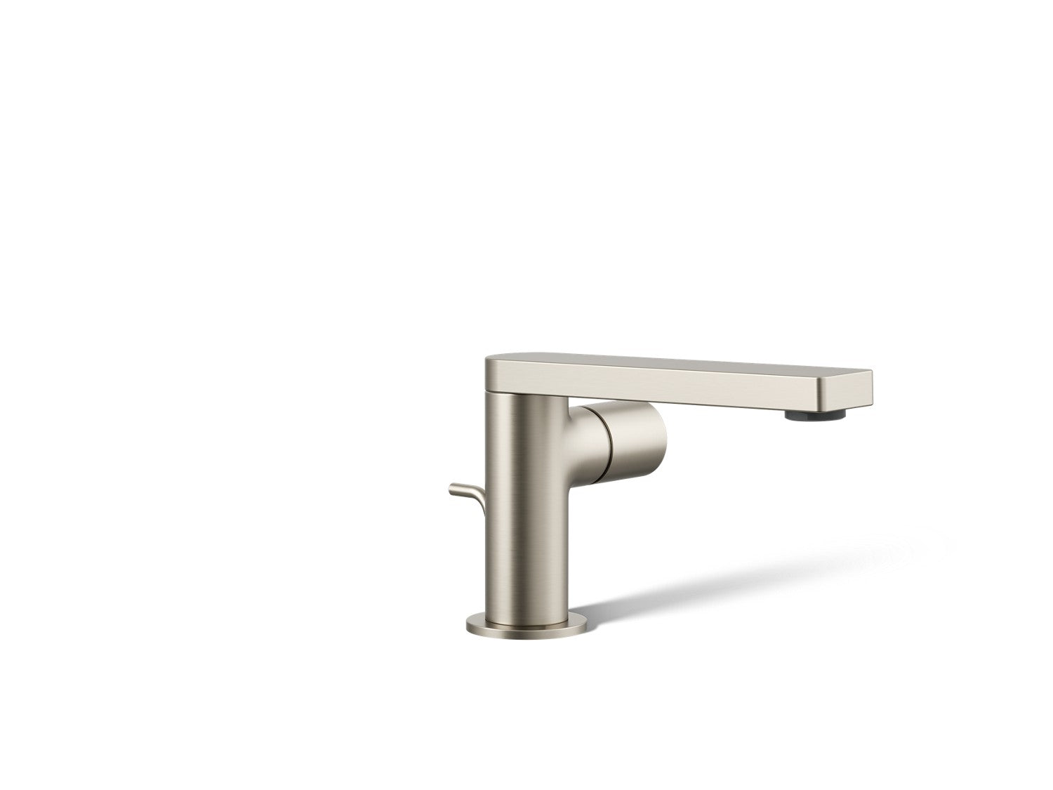 Kohler Composed — Llave de Lavabo Monomando con Manija Cilíndrica — Níquel Cepillado Vibrant