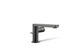 Kohler Composed — Llave de Lavabo Monomando con Manija Cilíndrica — Negro Mate