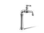 Kohler Artifacts Gentleman's — Llave de Lavabo Monomando Alta con Manija Superior — Cromo Pulido