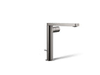Kohler Composed — Llave de Lavabo Monomando Alta con Manija Cilíndrica — Titanio Vibrant
