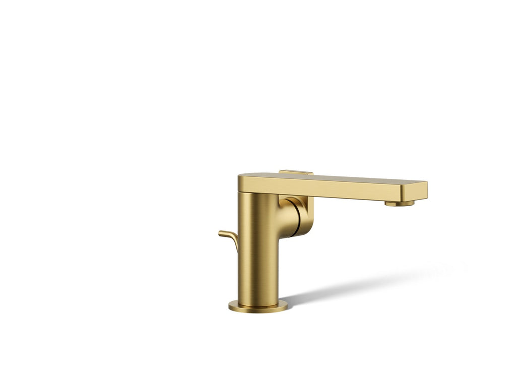 Kohler Composed — Llave de Lavabo Monomando con Manija de Palanca — Latón Moderno Cepillado Vibrant