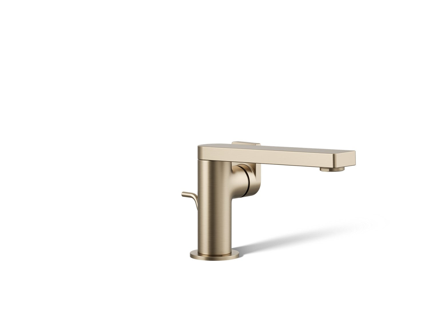 Kohler Composed — Llave de Lavabo Monomando con Manija de Palanca — Bronce Cepillado Vibrant