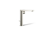 Kohler Composed — Llave de Lavabo Monomando Alta con Manija de Palanca — Níquel Pulido Vibrant