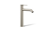 Kohler Components — Llave de Lavabo Monomando Alta con Manija tipo Pin — Níquel Cepillado Vibrant