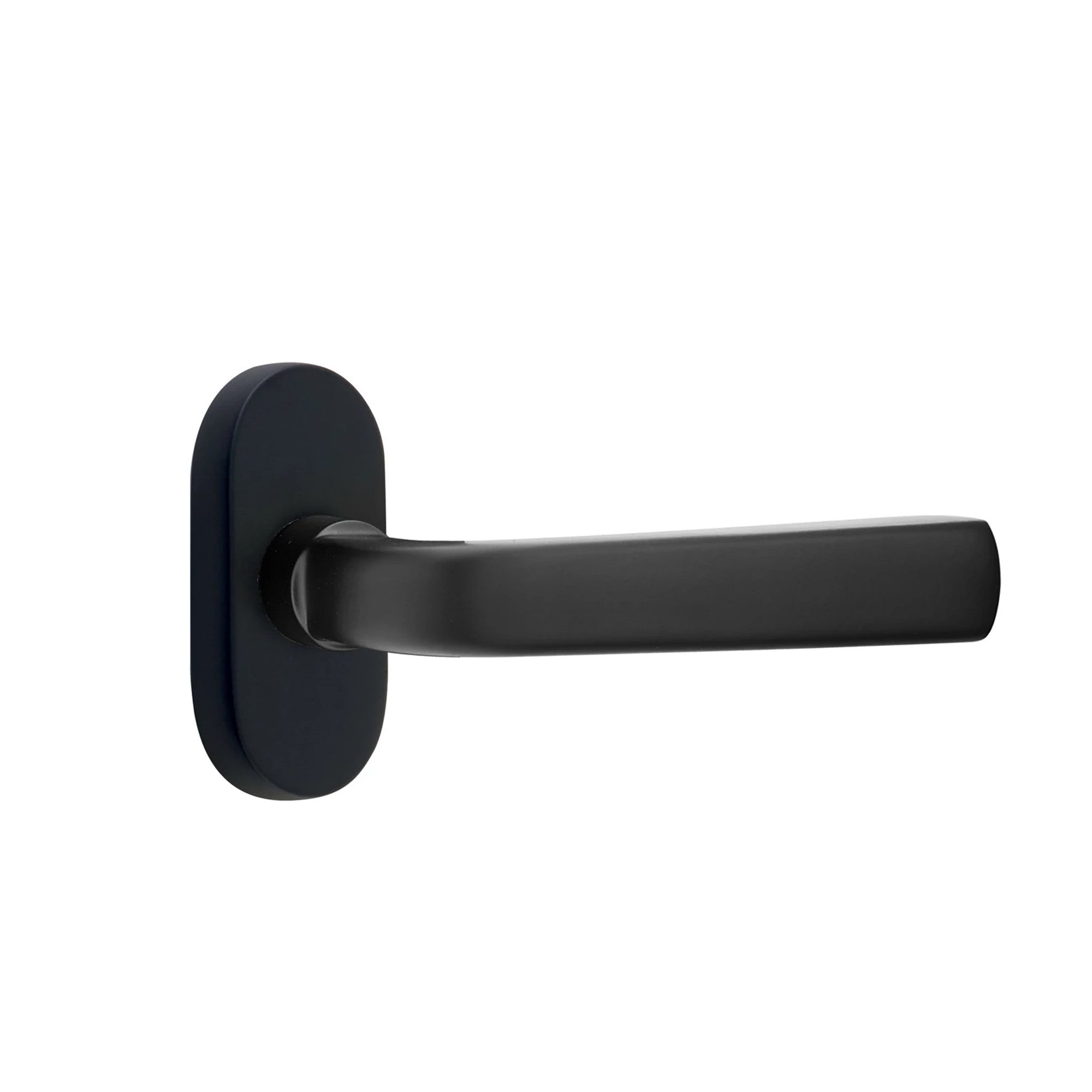 Negro Mate · 1-1/2" x3" Oval Rosette