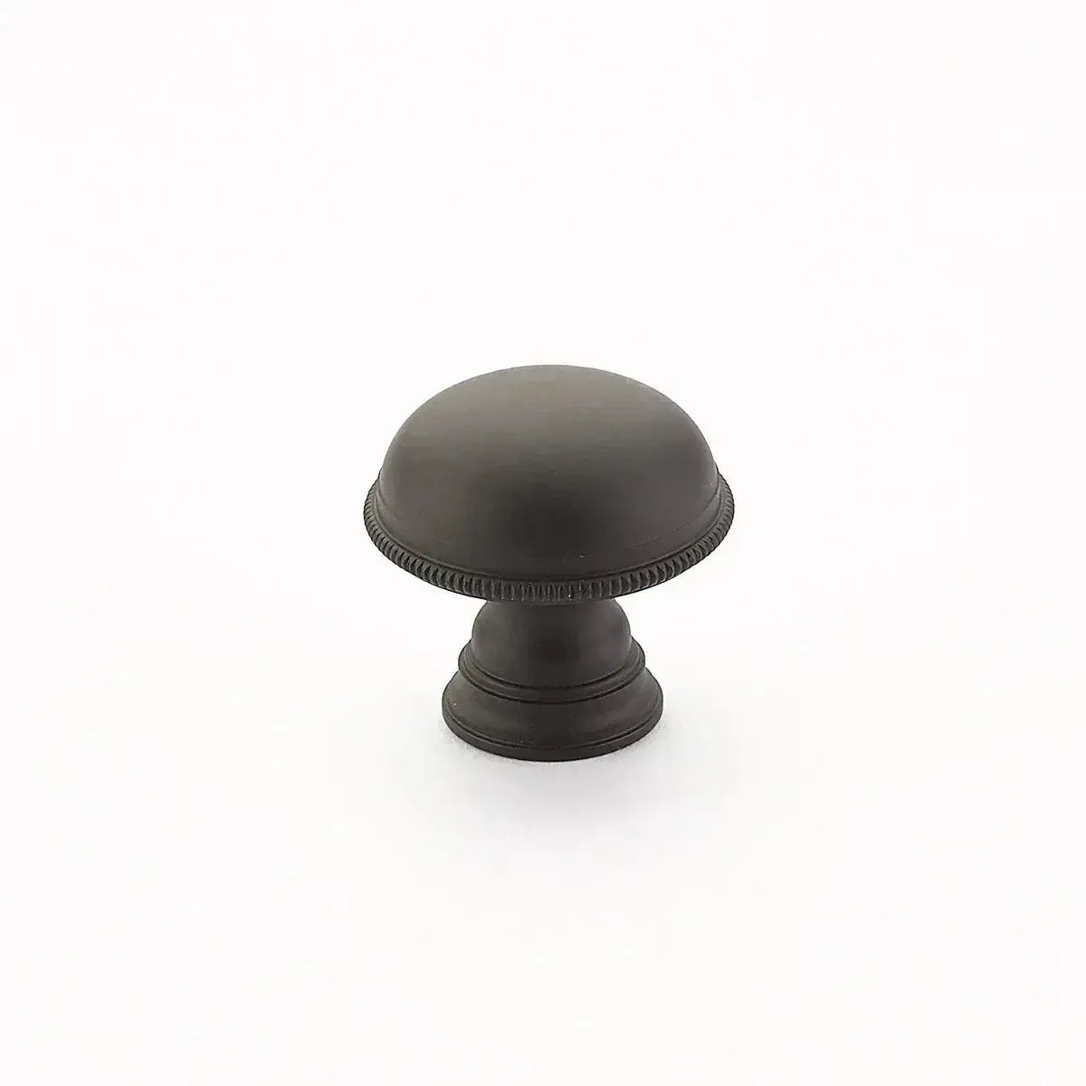 Schaub Perilla Atherton Plain Edges Moleteada, 1-1/4" — Bronce Aceitado