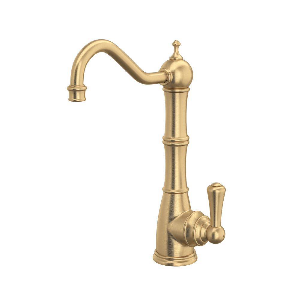 Rohl Edwardian Mezcladora Filtradora de Cocina - Oro Inglés Satinado
