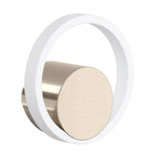 Rohl Eclissi Manija para Mezcladora de Cocina - Níquel Satinado / Blanco Mate