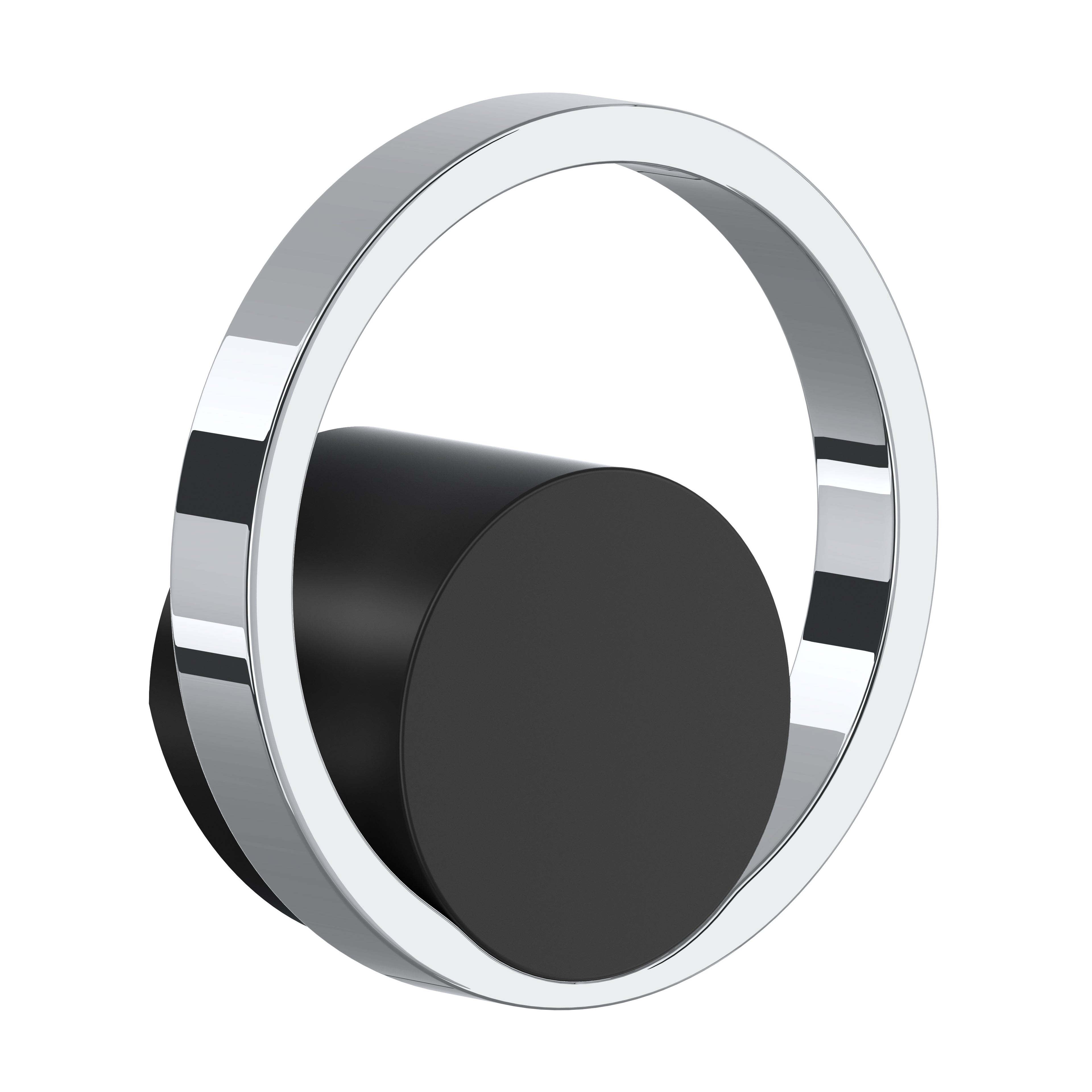 Rohl Eclissi Manija para Mezcladora de Cocina - Negro Mate / Cromo Pulido
