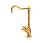 Rohl Acqui Mezcladora Filtradora de Cocina - Manija de Cruz - Latón Italiano