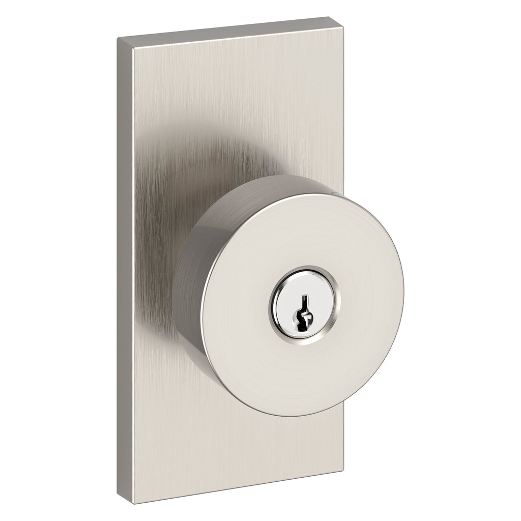 Baldwin Hardware Reserve Perilla con Llave Contemporary — Níquel satinado — Contemporary 5