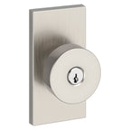 Baldwin Hardware Reserve Perilla con Llave Contemporary — Níquel satinado — Contemporary 5