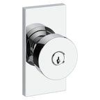 Baldwin Hardware Reserve Perilla con Llave Contemporary — Cromo pulido — Contemporary 5