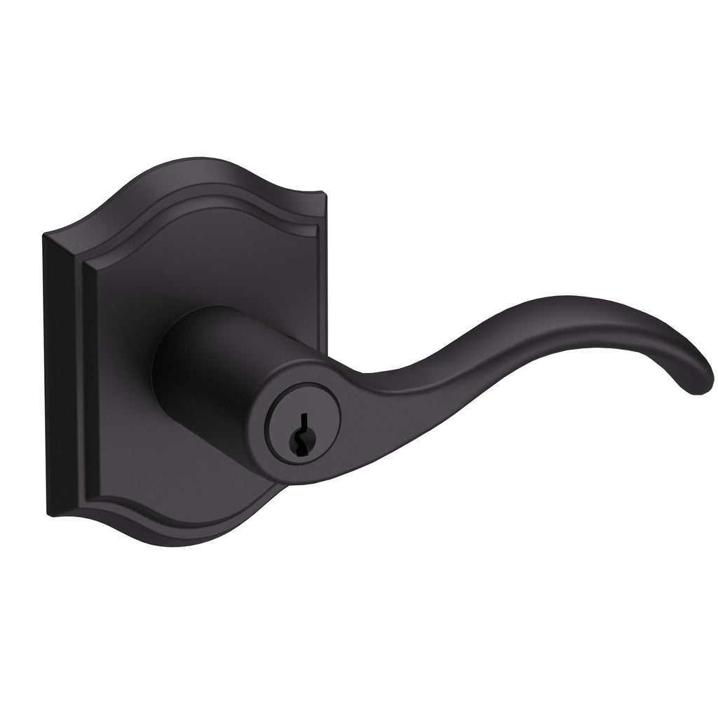 Baldwin Hardware Reserve Manija con Llave Curve — Bronce veneciano — Traditional Arch — Entrada Derecha