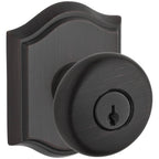 Baldwin Hardware Reserve Perilla con Llave Round — Bronce veneciano — Traditional Arch
