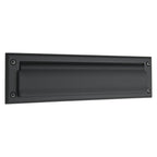 Baldwin Hardware Placa de Buzón 0012 — Negro satinado