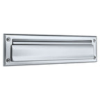 Baldwin Hardware Placa de Buzón 0012 — Cromo pulido