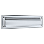 Baldwin Hardware Placa de Buzón 0014 — Cromo pulido