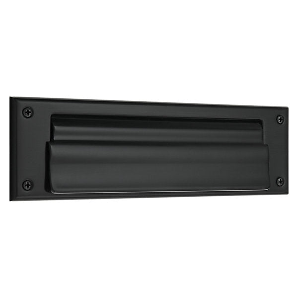 Baldwin Hardware Placa de Buzón 0017 — Bronce aceitado