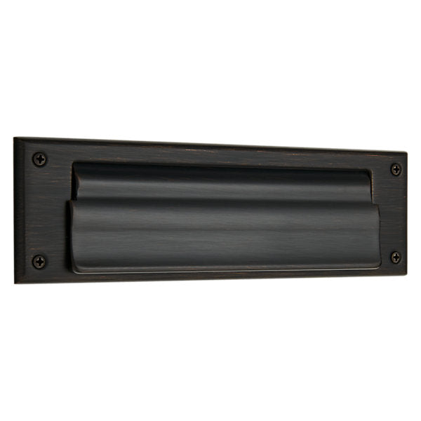 Baldwin Hardware Placa de Buzón 0017 — Bronce veneciano