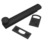 Baldwin Hardware Pasador de Superficie 4 0322 — Negro satinado