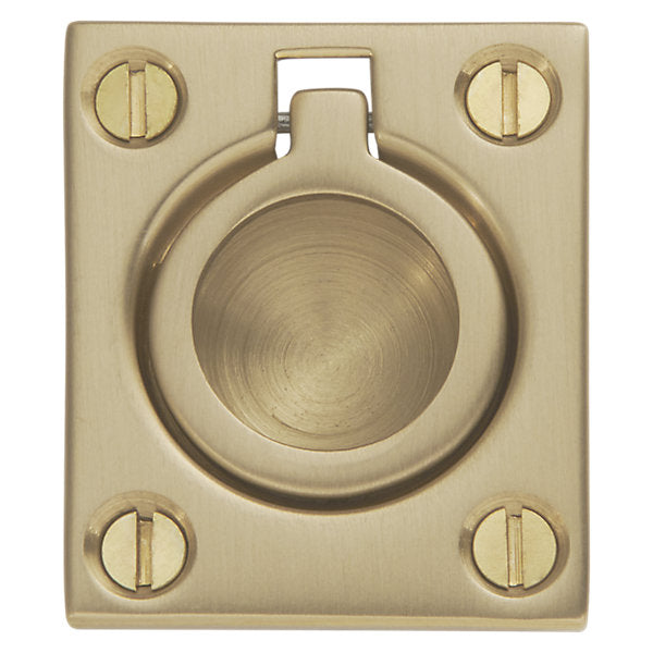 Baldwin Hardware Jaladera de Anillo Empotrada 0392 — Latón vintage