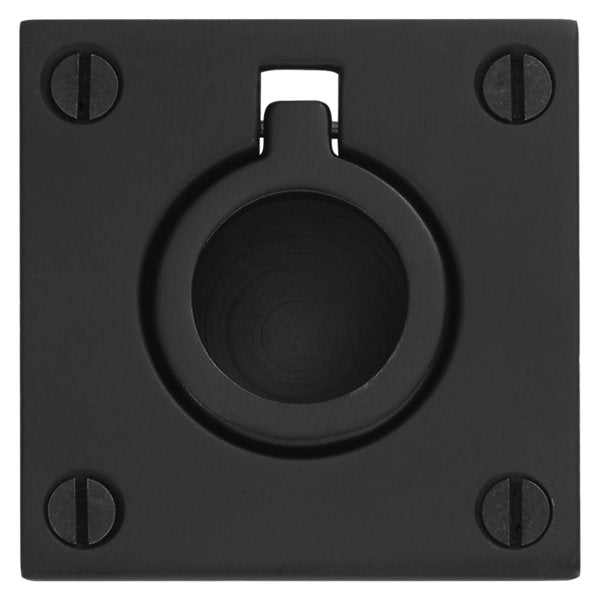 Baldwin Hardware Jaladera de Anillo Empotrada 0393 — Bronce aceitado
