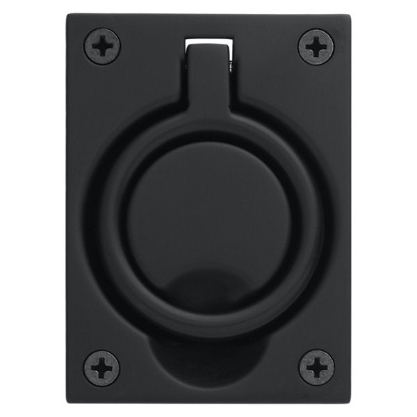 Baldwin Hardware Jaladera de Anillo Empotrada 0395 — Bronce aceitado