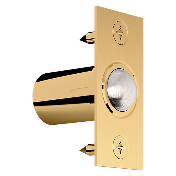Baldwin Hardware Retén de Bola Ajustable 0426 — Latón pulido Lifetime (PVD)