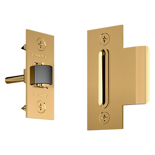 Baldwin Hardware Retén de Rodillo Ajustable 0440 — Latón pulido Lifetime (PVD)