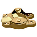 Baldwin Hardware Cerradura de Ventana 0452 — Latón pulido Lifetime (PVD)