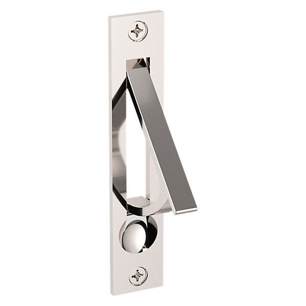 Baldwin Hardware Jaladera de Borde 0465 — Níquel pulido Lifetime