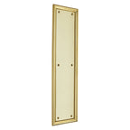 Baldwin Hardware Placa de Empuje 2280 — Latón sin laca