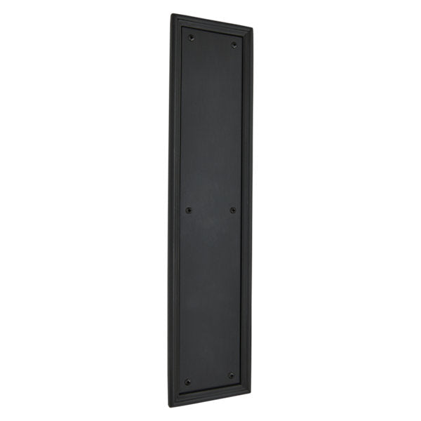 Baldwin Hardware Placa de Empuje 2280 — Bronce aceitado