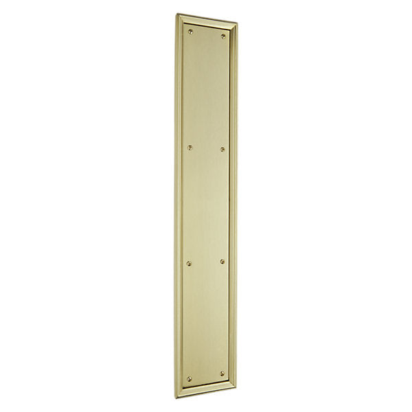 Baldwin Hardware Placa de Empuje 2281 — Latón satinado Lifetime