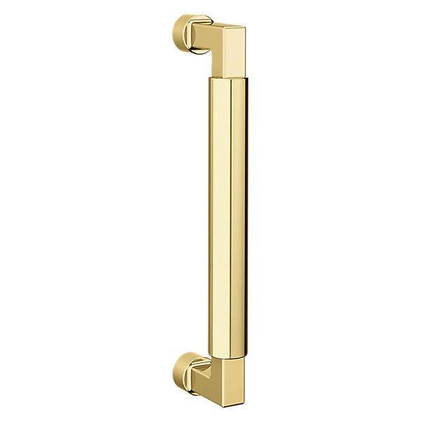Baldwin Hardware Jaladera de Puerta 8IN 2579 — Latón pulido Lifetime (PVD)