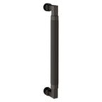 Baldwin Hardware Jaladera de Puerta 10IN Knurled 2582 — Bronce aceitado