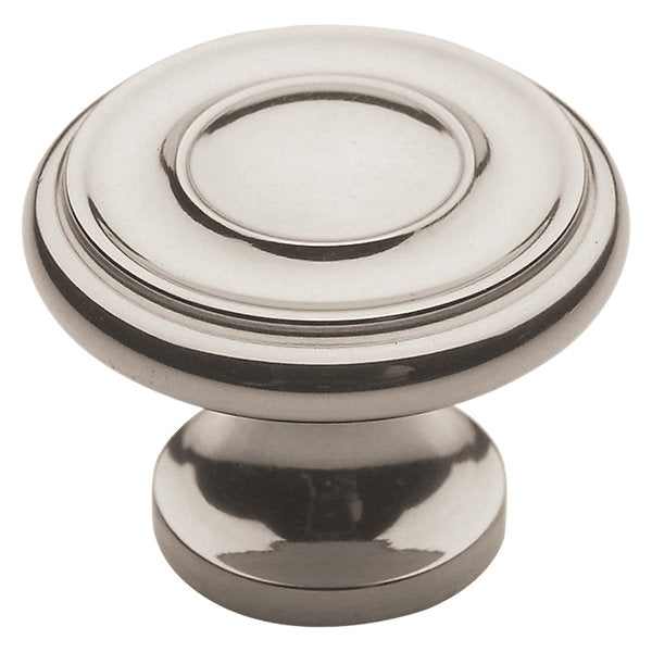 Baldwin Hardware Dominion Perilla de Gabinete 1.25" Dia 4491 — Níquel pulido Lifetime