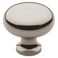 Baldwin Hardware Classic Perilla de Gabinete 1.25" Dia 4706 — Níquel pulido Lifetime